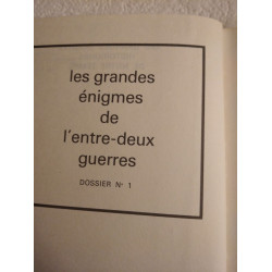 Les grandes énigmes de l'entre-deux guerres