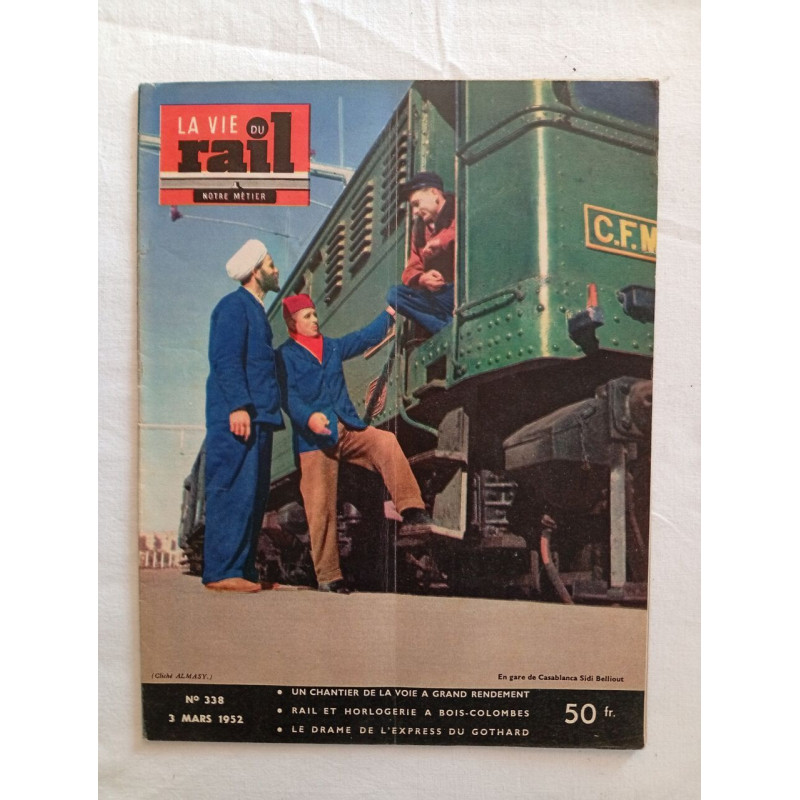 La Vie du Rail / N° 338 / 3 mars 1952