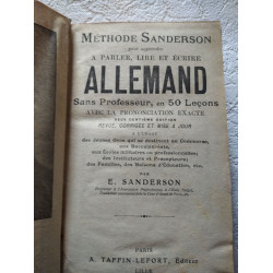 Méthode Sanderson pour apprendre à parler lire et écrire...