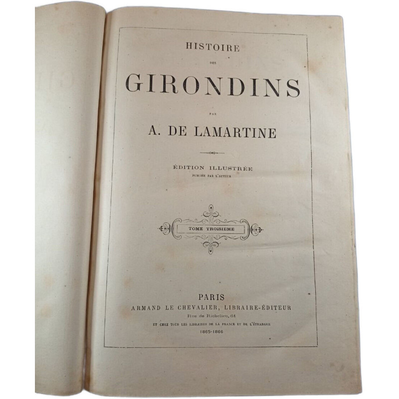 Histoire des Girondins Tome troisieme