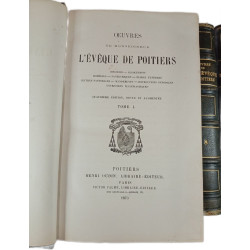 Œuvres de Mgr l'Évêque de Poitiers Tomes 1 à 10