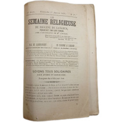 La semaine religieuse du diocese de langres Année 1871