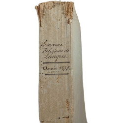 La semaine religieuse du diocese de langres Année 1875