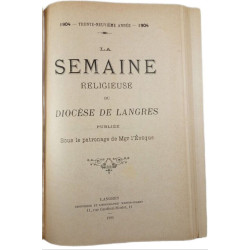 La Semaine Religieuse du Diocèse de Langres 1904