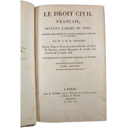 Le droit civil français suivant l'ordre du code Tome sixième
