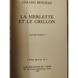 La merlette et le grillon