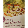 Escalope de dinde aux champignons
