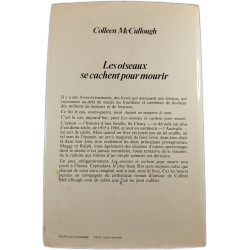 Les oiseaux se cachent pour mourir