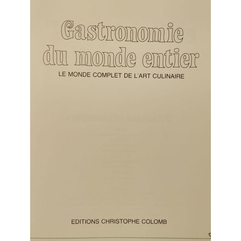 Gastronomie du monde entier
