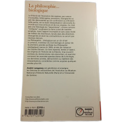 La philosophie... biologique