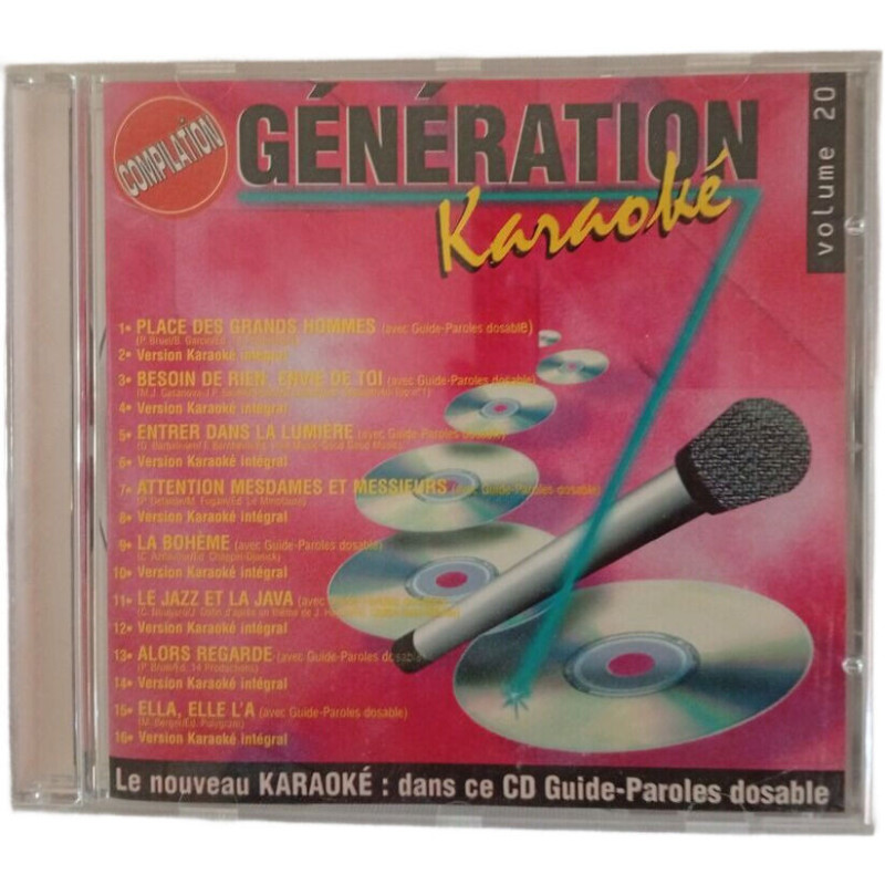 CD - Génération Karaoke