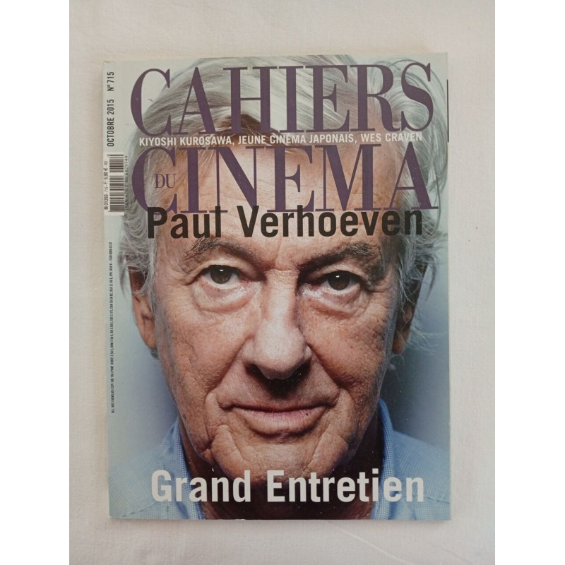 Cahiers du cinéma nº 715 – Paul Verhoeven octobre 2015