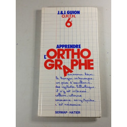 Apprendre l'orthographe