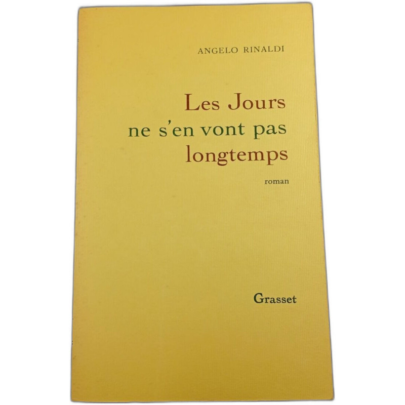 Les Jours ne s'en vont pas longtemps