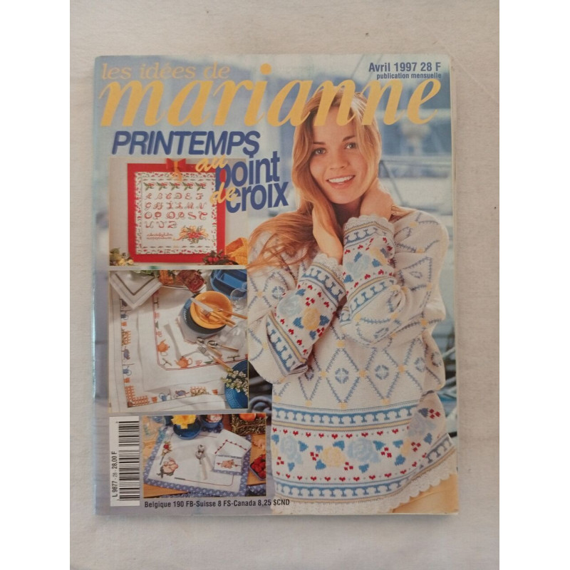 Les idées de marianne printemps au point de croix nº 28