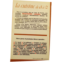 La cuisine de A à Z : Buffets et lunchs