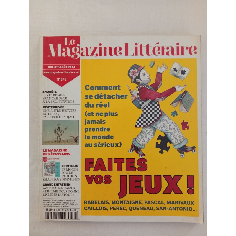 Le Magazine Littéraire - nº 545 - juillet/août 2014