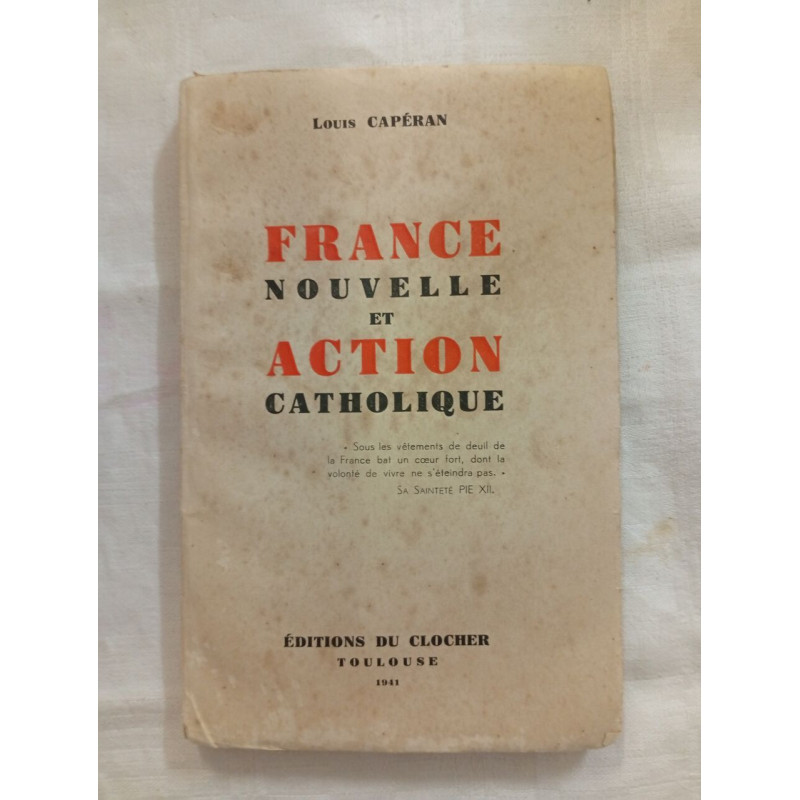 France nouvelle et action catholique