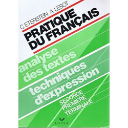 Pratique du français 2nde première term : livre de l'eleve