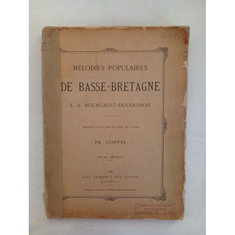 Mélodies populaires de Basse-Bretagne