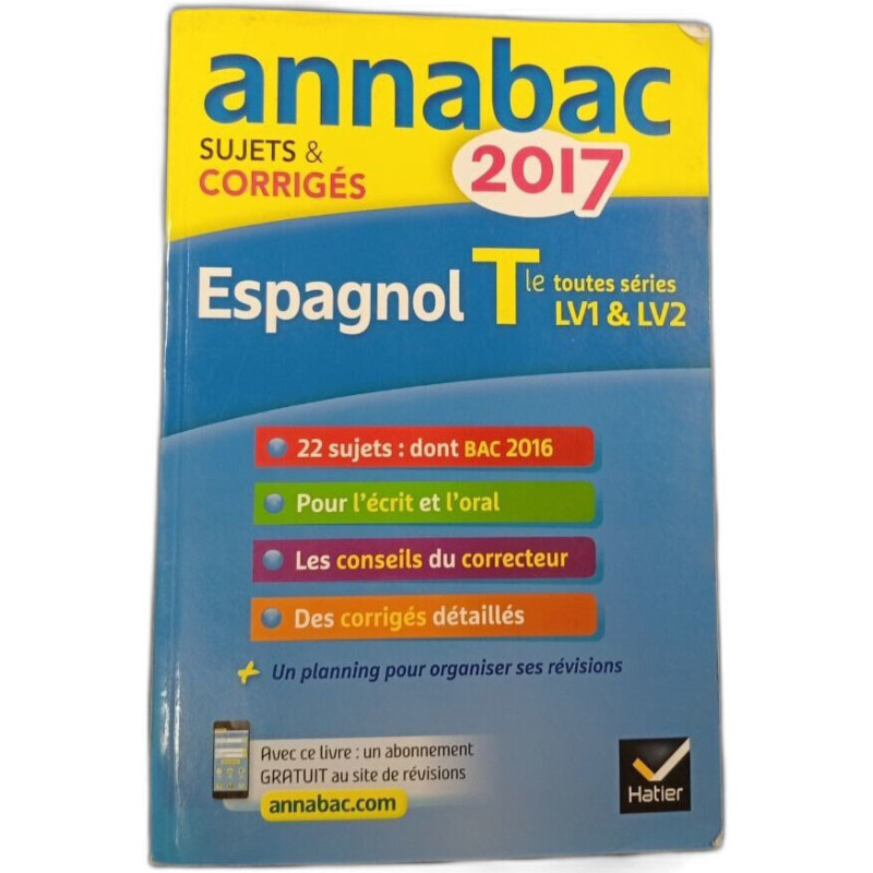 Annabac Espagnol 2017