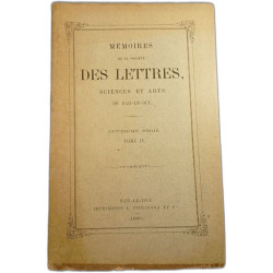 Mémoires de la société des lettres sciences et arts Tome IV