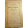 Mémoires de la société des lettres sciences et arts Tome IV