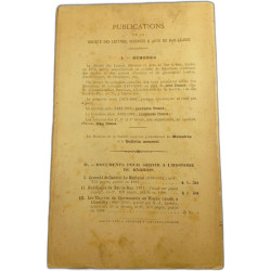 Mémoires de la Société des Lettres Sciences et Arts de...