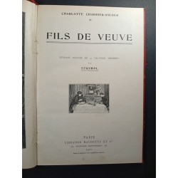 Fils de veuve – Charlotte Chabrier-Rieder – Librairie Hachette et Cie