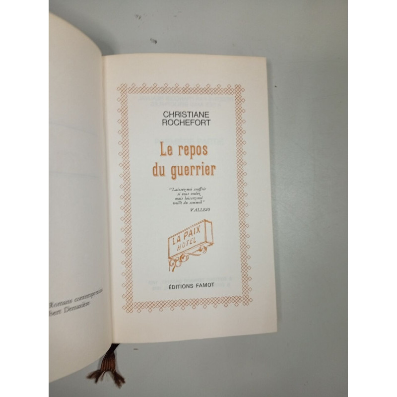 Le repos du guerrier
