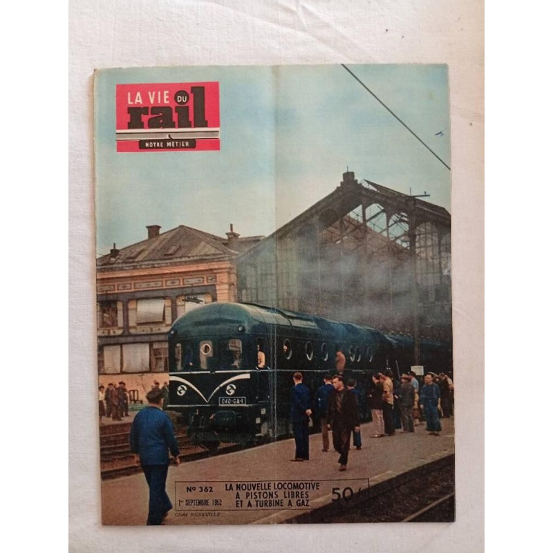 La Vie du Rail / Nº 362./ septembre 1952