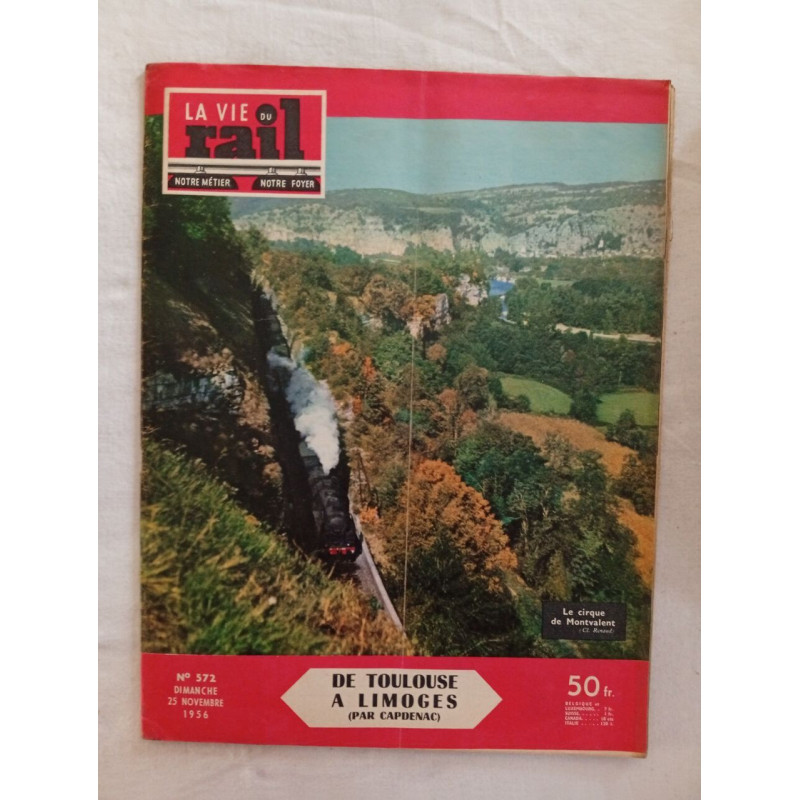 La Vie du Rail / Nº 572./ novembre 1956