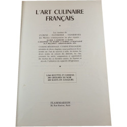 L'art culinaire français