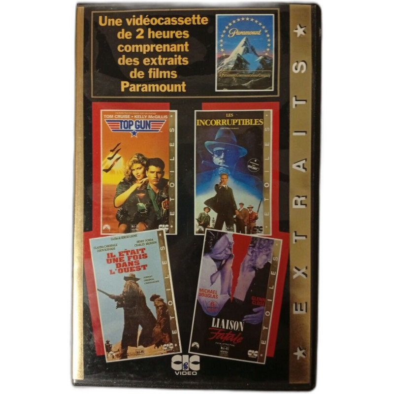 VHS - Une vidéocassette de 2 heures comprenant des extraits de...