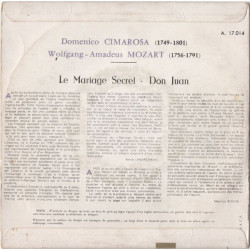 Le Mariage Secret / Don Juan