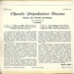 Chants Populaires Russes