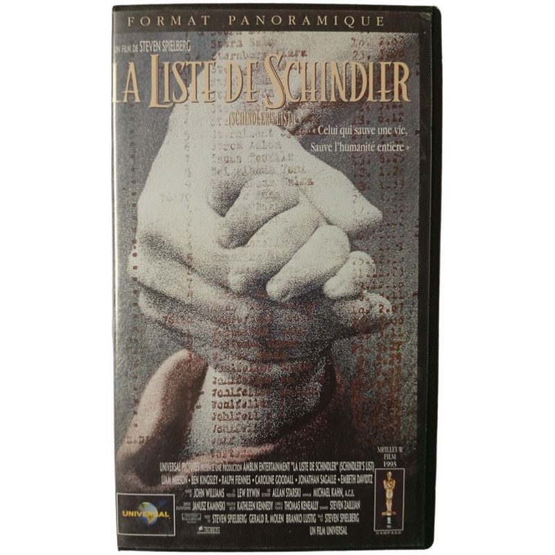 VHS - La Liste de Schindler
