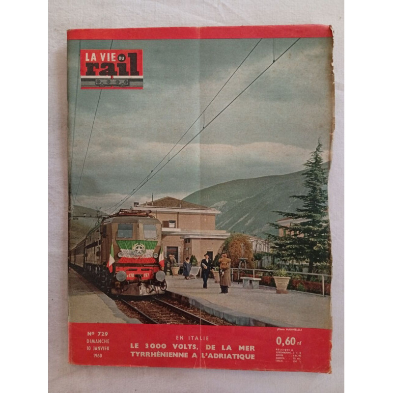 La Vie du Rail / n° 729./ Janvier 1960