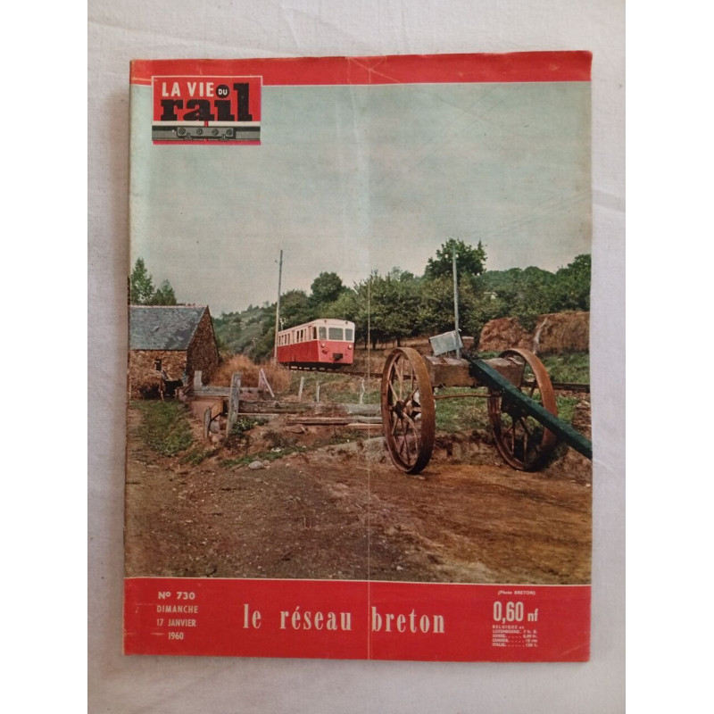 La Vie du Rail / n° 730./ Janvier 1960