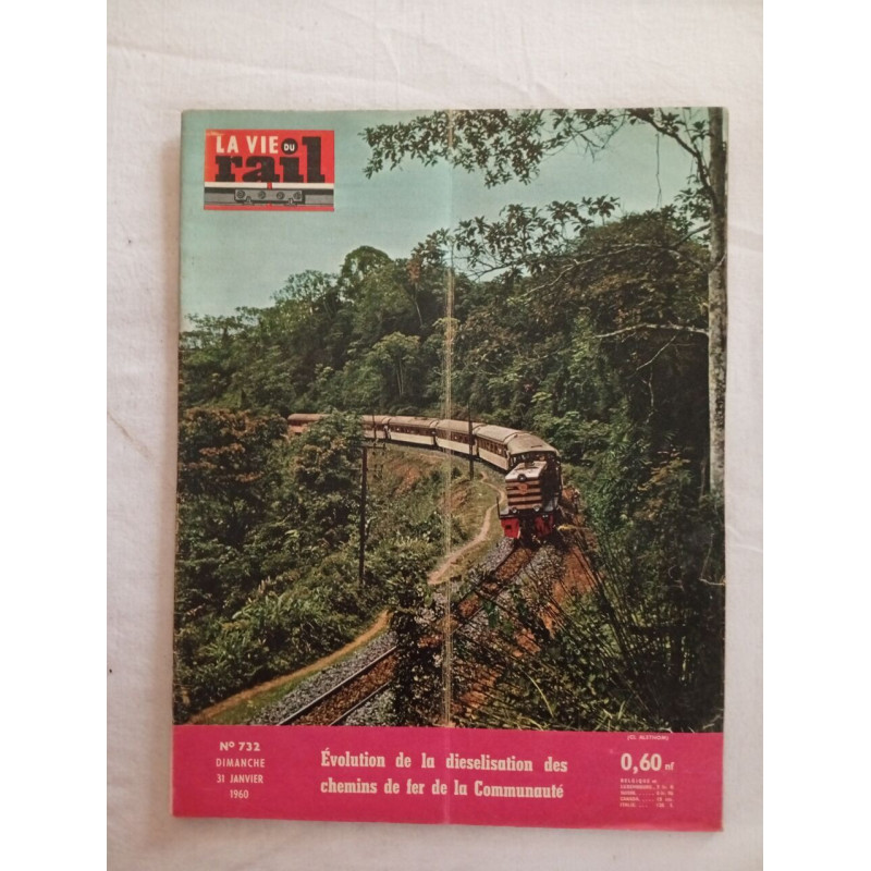 La Vie du Rail / n° 732./ Janvier 1960