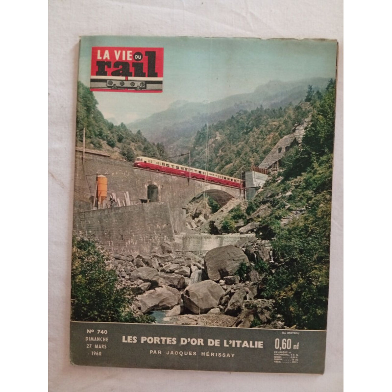 La Vie du Rail / n° 740./ Mars 1960
