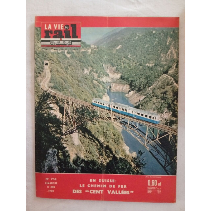 La Vie du Rail / n° 752./ Juin 1960