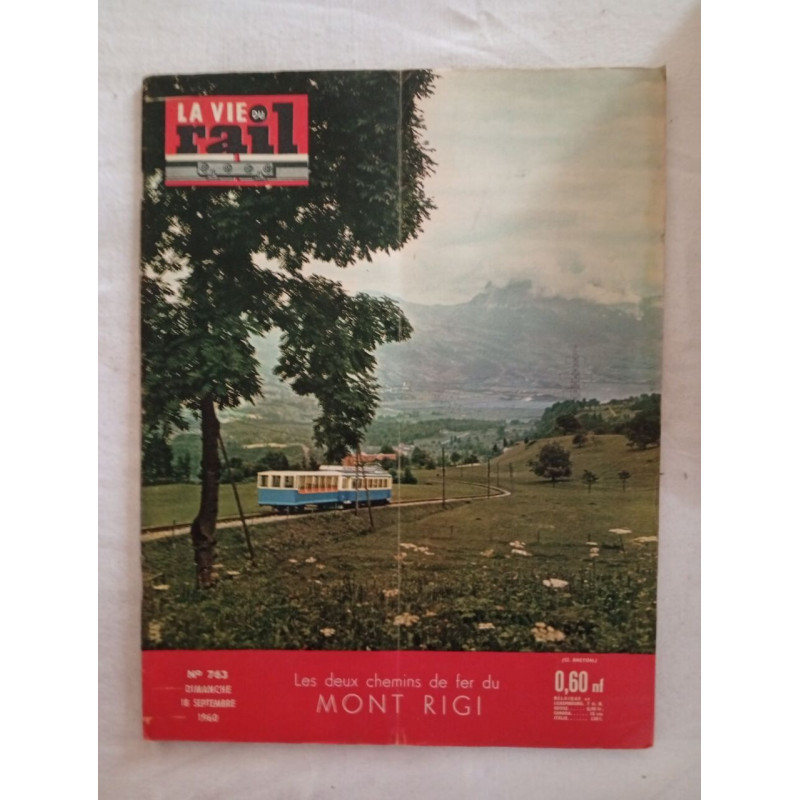La Vie du Rail / n° 763./ septembre 1960