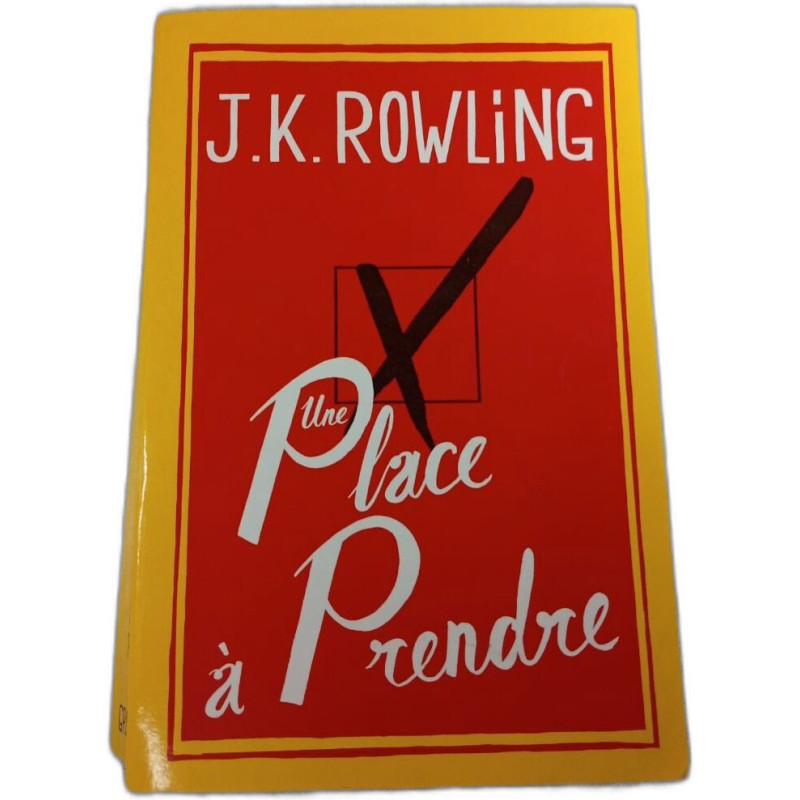 Une place à prendre
