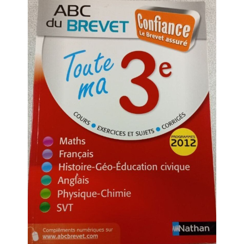 ABC du Brevet - Toute ma 3e