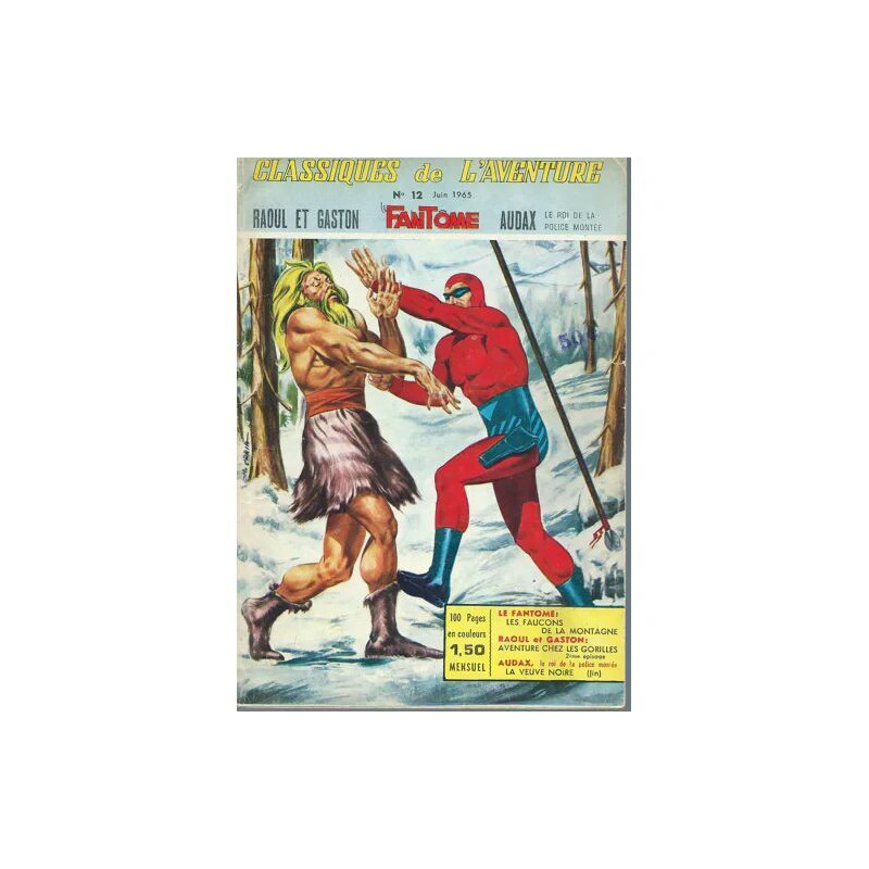 Classiques De L'Aventure N° 12 ( Juin 1965 ) : Le Fantôme ( " Les...