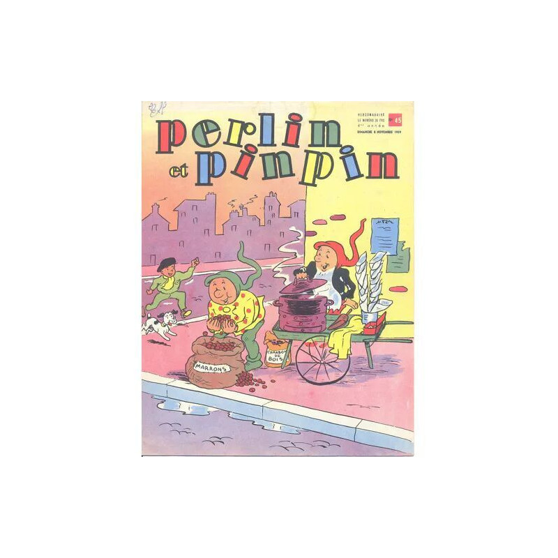 Perlin Et Pinpin N°45 Titounet Et Les Marrons Grilles