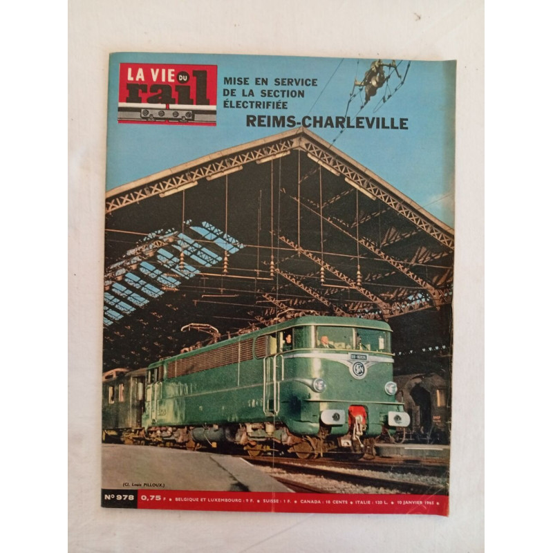La vie du rail / N° 978 / Janvier 1965