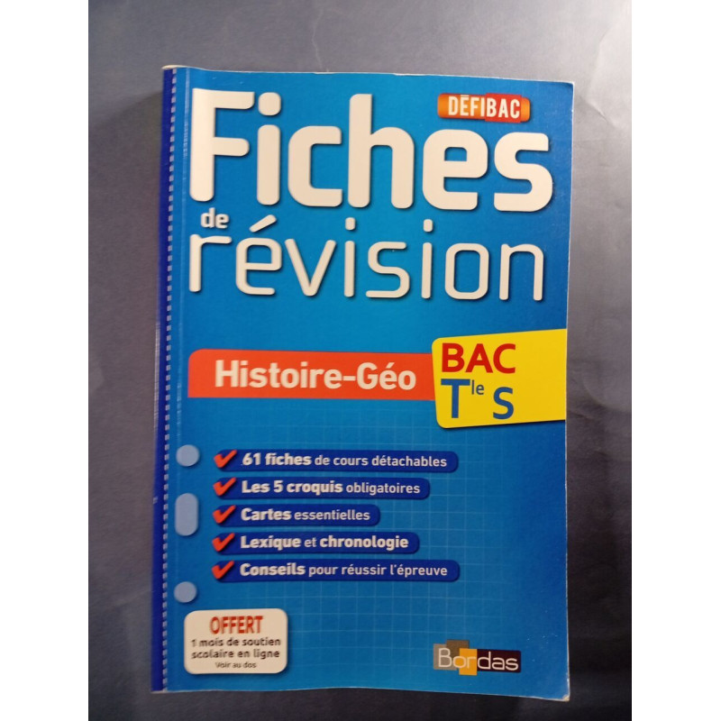 Fiches de révision Histoire-Géo