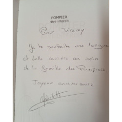 Pompier rêve interdit (ENVOI de l'Auteur)